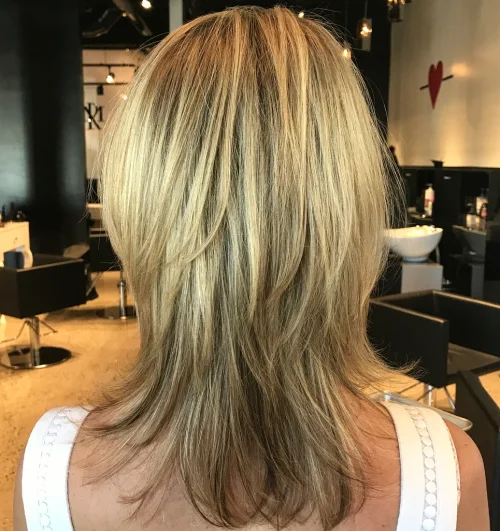 Icy Blonde Oversized Shag Waves