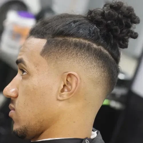 Textured Curly Back Undercut