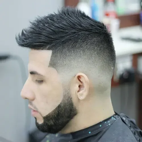 Smoothed Quiff With Short Fade