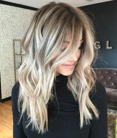 Soft Side-Part Highlighted Layers