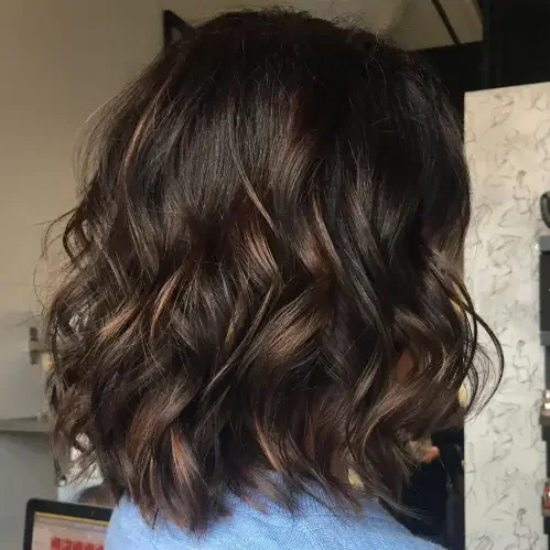 Dark Brown Chocolate Babylights Lob