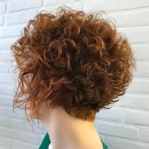 Bouncy Copper Curl Bob