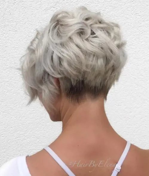 Ash Blonde Nape Graduation Crop