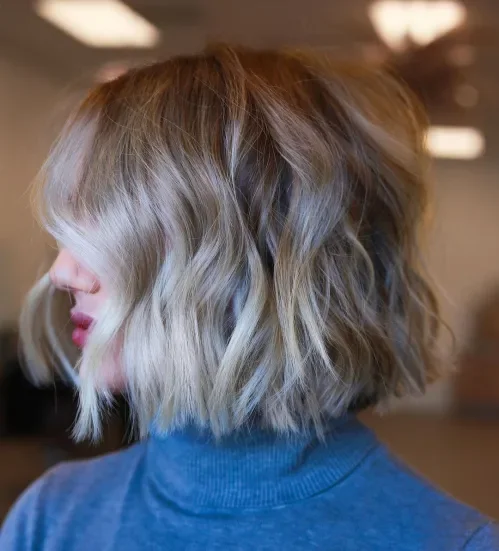 Caramel Lived-In Wave Bob