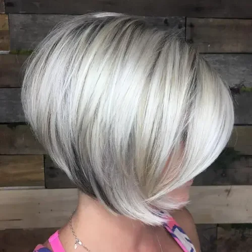 Classic Platinum Layered Bob