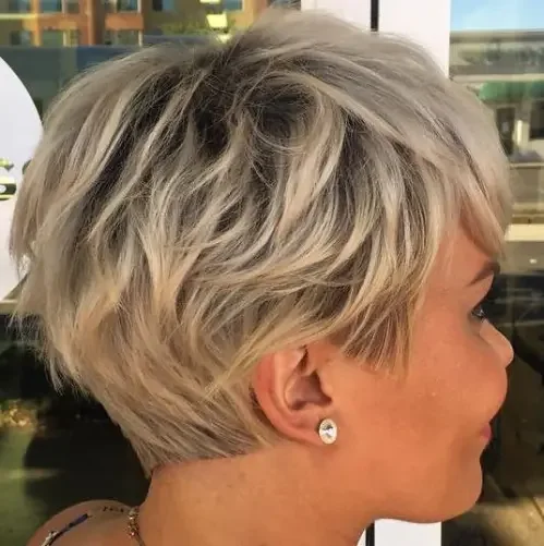Soft Waves Blonde Pixie Bob