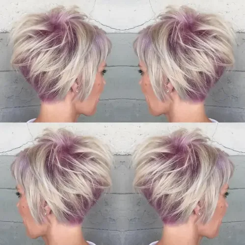 Lilac Highlights Fluffy Pixie