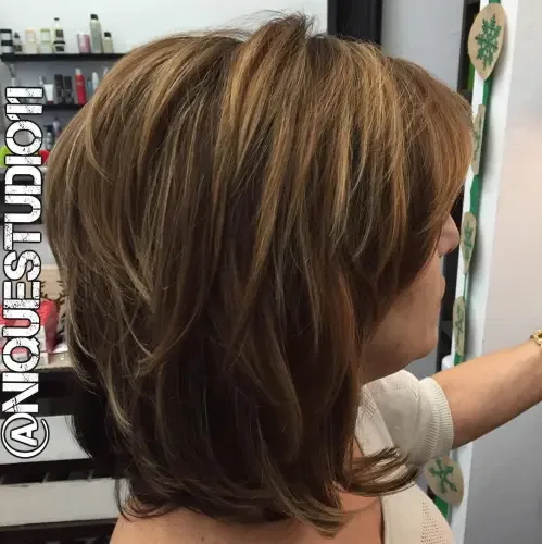 Sculpted Back Ponytail Lob
