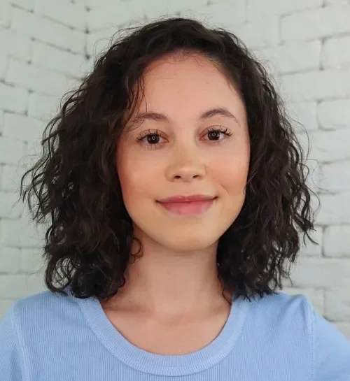 Short Curly Black Layer Bob Bob