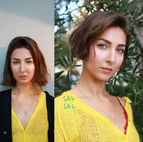 Short Chestnut Bob With Side Lift Bob