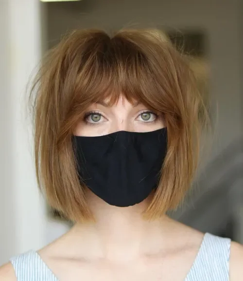 Shaggy Top With Curtain Bangs