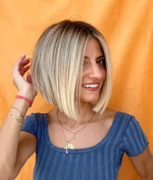 Straight Bob With Defined Shape