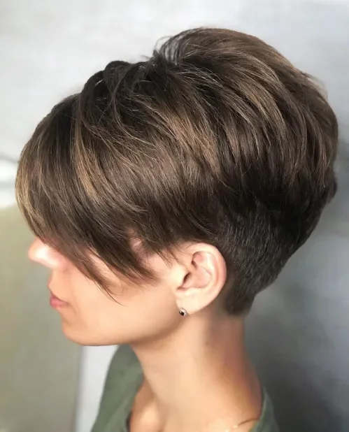 Bronde Curled Pixie Bob