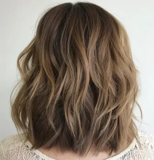Shaggy Layered Lob Waves