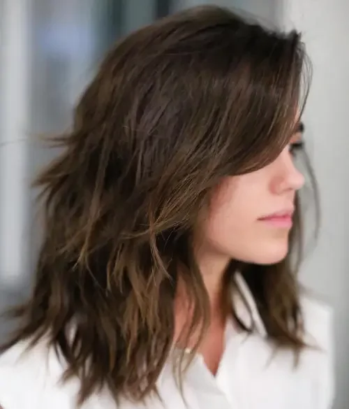 Ragged Brown Shag Lob