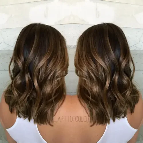 Short Lob With Sunkissed Waves
