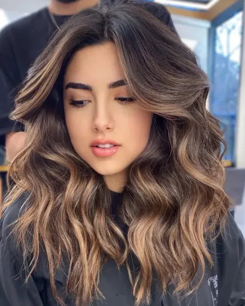 Soft Bronze Caramel Beach Waves