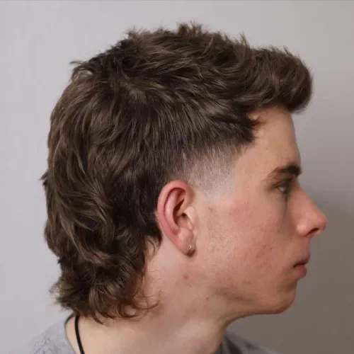 Curly Volume Side Fade