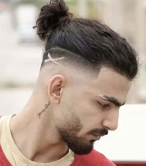 Twist-Top Fade With Sculpted Wave