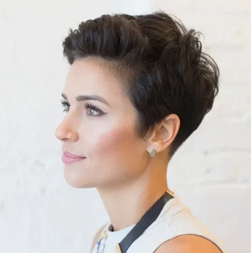 Sculpted Back-Swept Pixie Lift
