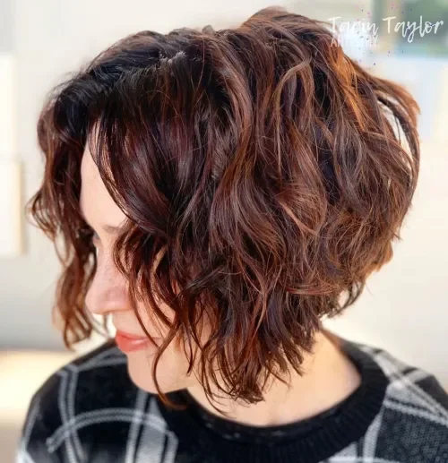 Scrunched Stacked Wavy Crop