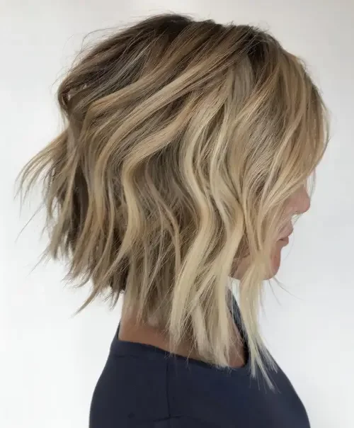 Disconnected Inverted Blond Bob