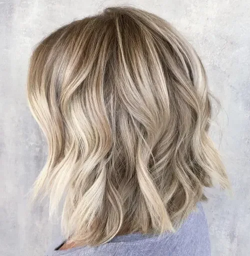 One-Length Beachy Wavy Lob