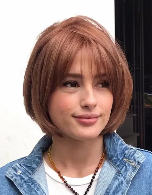 Rounded Copper Bob With Wisps