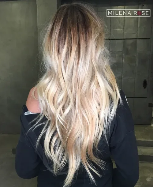 V-Cut Loose Wave Long Layers