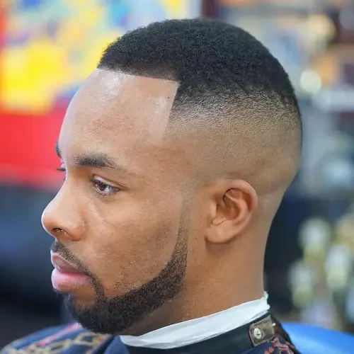 Short Afro Fade With Edges