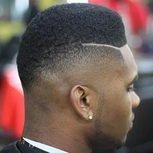 High Fade With Textured Top