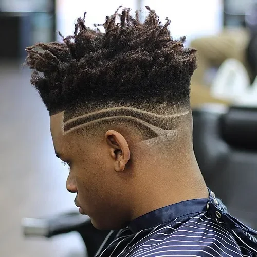 Carved-Line High Top Undercut