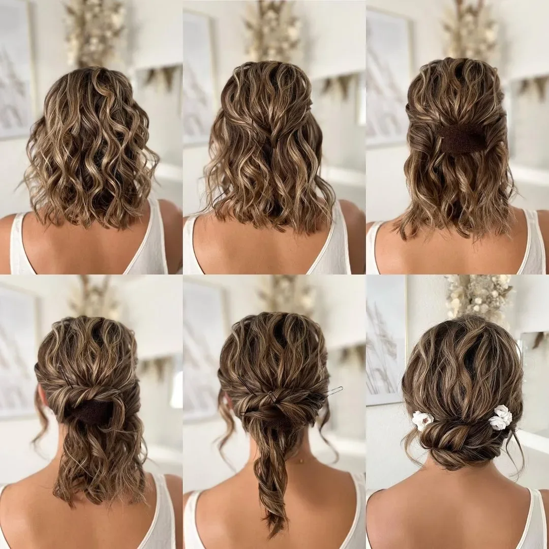 Textured Curls Haircut With Soft Dimension