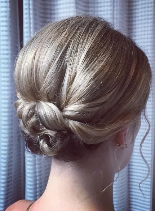 Sleek Low Roll With Pins