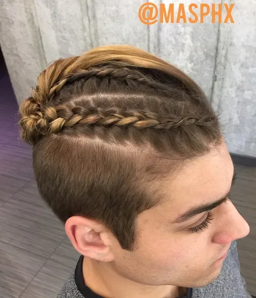 Crown-Center Braided Sweep