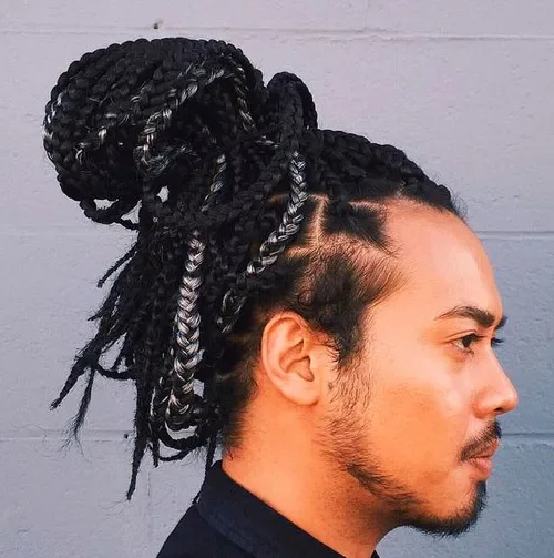 Twisted Side Box Braids
