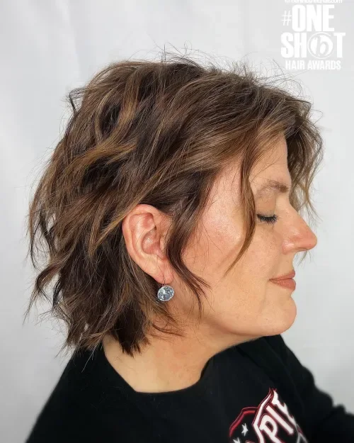 Choppy Waves Side-Swept Bob