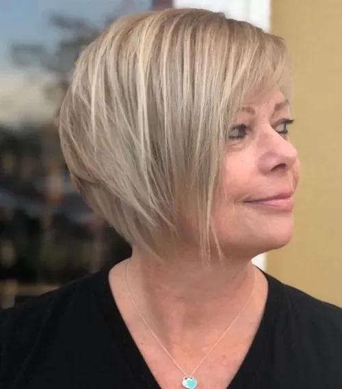 Sand Blonde Textured Bob