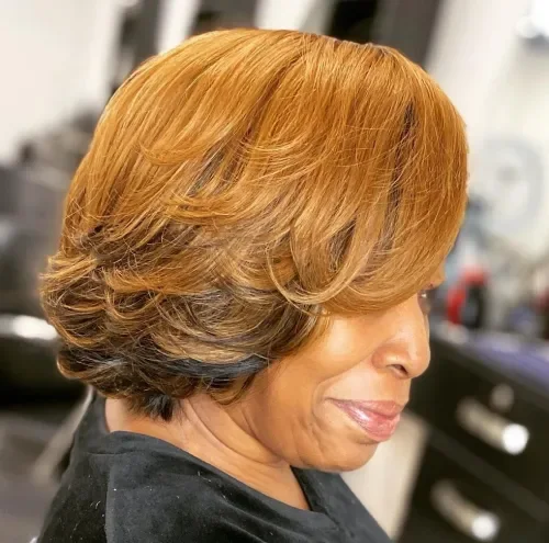 Honey Swirl Side Bob