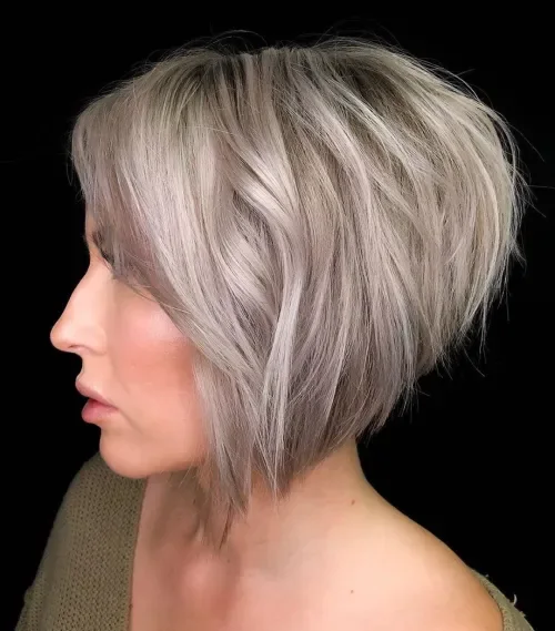 Silver Ash Wavy Bob