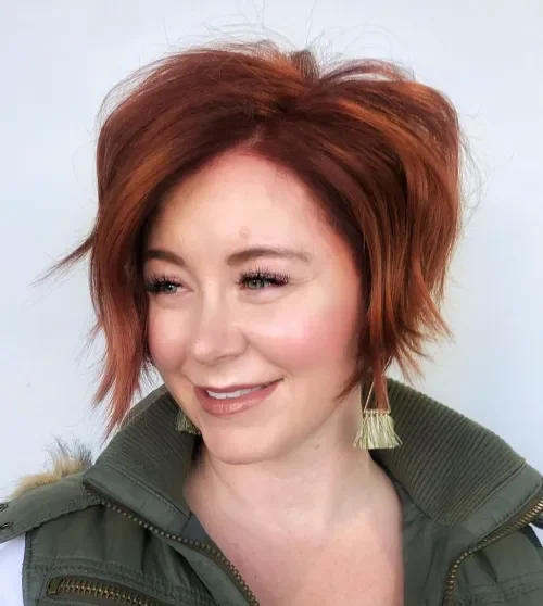 Copper Tousle Pixie Bob