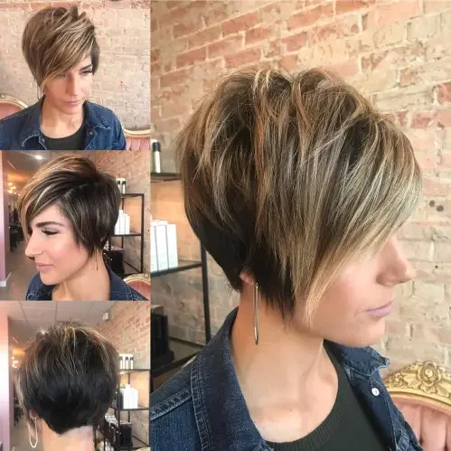Voluminous Taper Pixie Bob