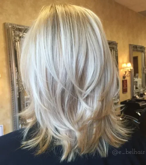 Classic Blown-Out Feathered Lob
