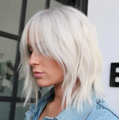 Layered Choppy Shag With Fringe