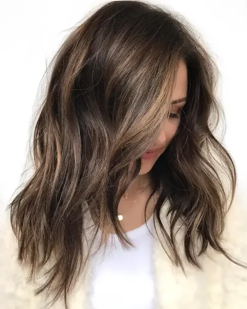 Brunette Into Blonde Loose Waves