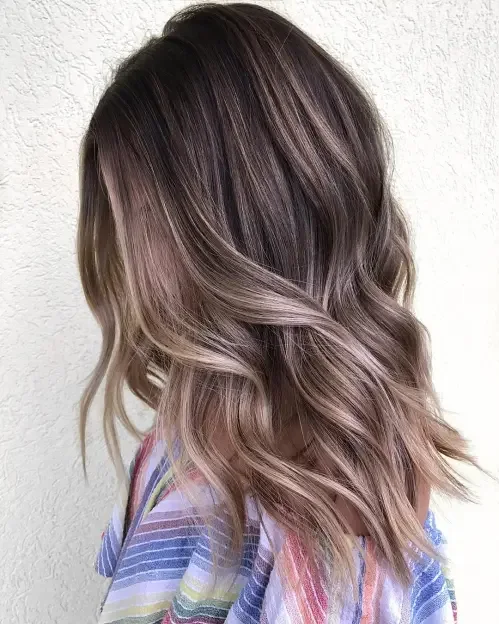 Ash Brown Smoke Wave Blend