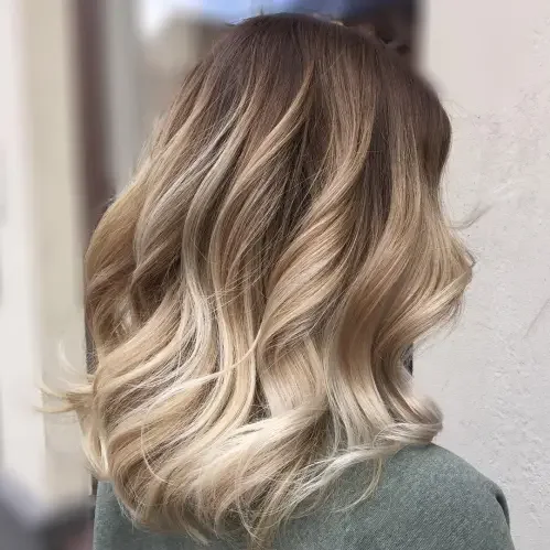 Honey Blonde Lived-In Wave Blend