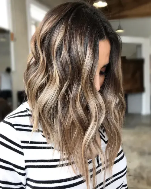Blonde Ribbon Melt Over Brunette