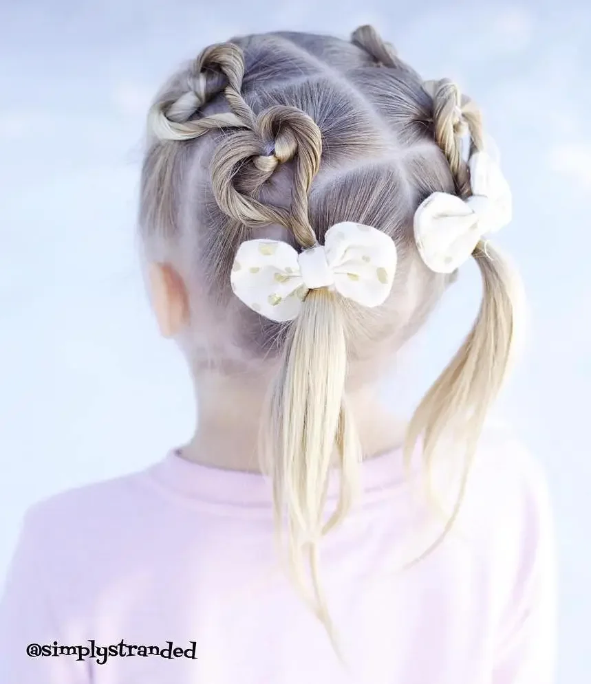 Tri-Loop Bow Ponytail Crown