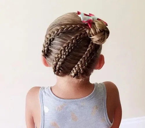 Braided Side Knot With Bow